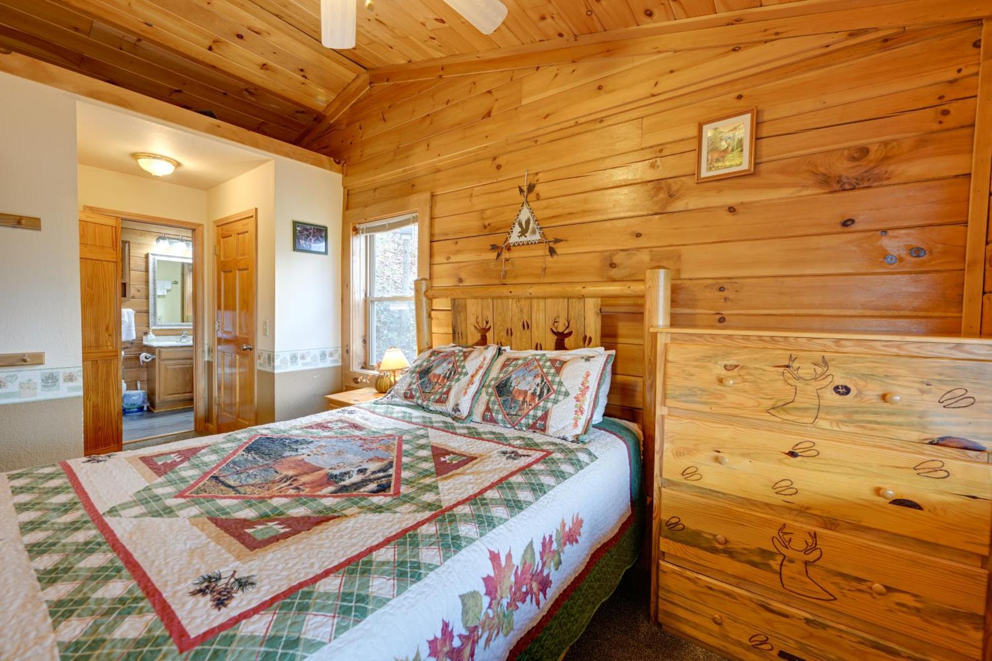 Cozy Deer Glen Cabin With Private Hot Tub And Porch! Bryson City Exterior foto
